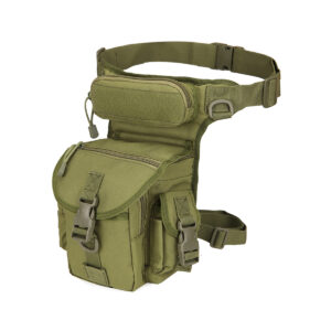 waist drop belt leg bag - army green