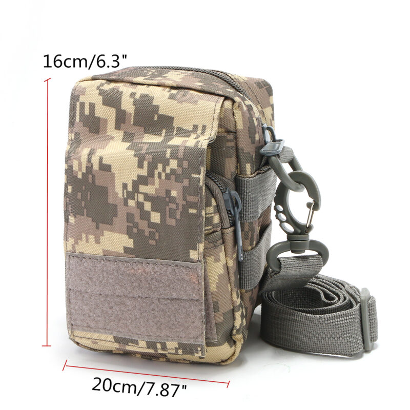 Travel Bum Bag Dimensions - ACU