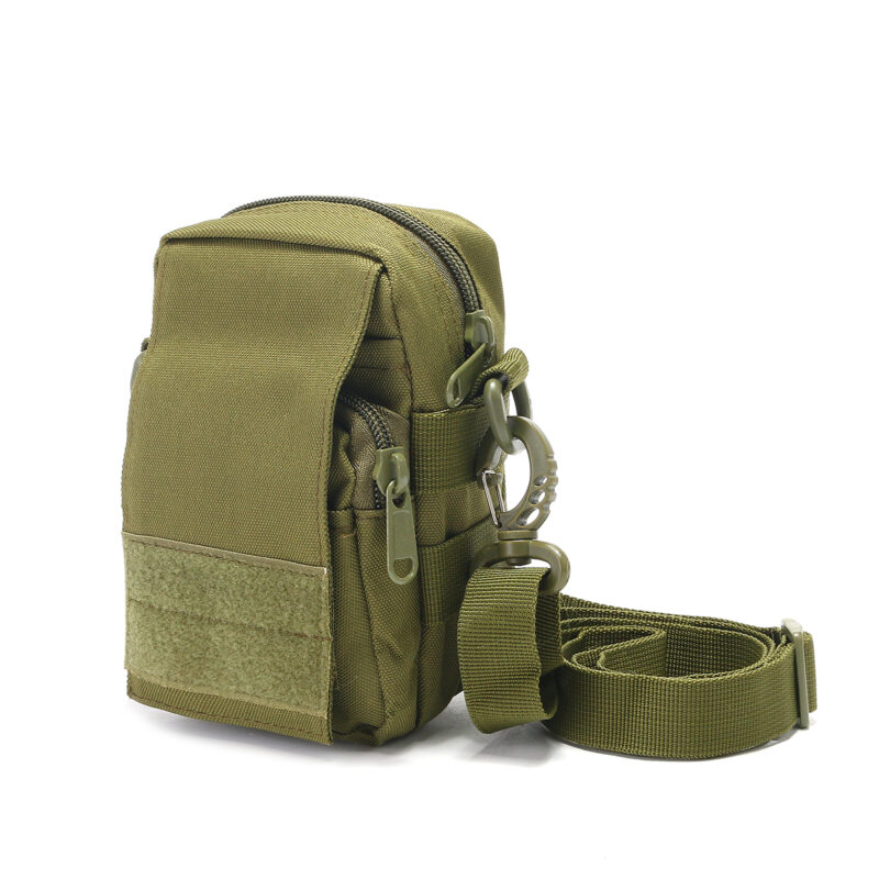 Travel Bum Bag Front 3D View - Army Green